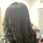 Blow out Takedown w/shampoo conditioning &amp;oil treatment w/trim