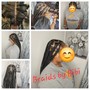 Feeding braids $165 and up hair included