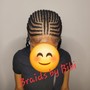 Feeding braids $165 and up hair included