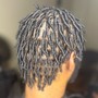 Starter locs with high top cut