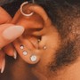 Lobe piercings