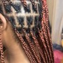 Boho knotless Braids