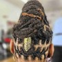 Cornrows straightback