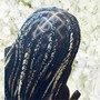 Large Knotless Braids