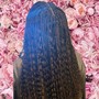 Large Knotless Braids