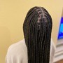 Medium Knotless Braids