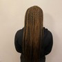 "Lemonade" Side-ways Feed In Braids