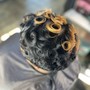 Roller Set-Natural hair