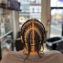 Design Cornrows or stitch braids