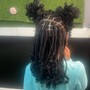 Small knotless Braids (Butt length)