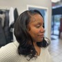 Full Face Make-Up, Lace Closure Sew In