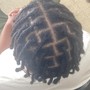 Men single braids