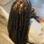 Medium Boho Knotless Braids (Butt Length)