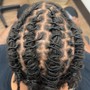 Loc Retwist with Style (Palm Roll)