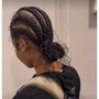 Girlfriend ponytail (6braids)