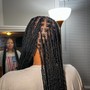 Small Boho Knotless Braids