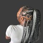 Natural  box braids