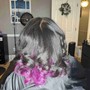 Base Color  and Pintura Highlights for Curls