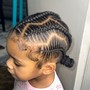 Medium Fulani braids W/knotless