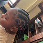 Kid's knotless Braids ages 1-4