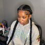 Med/ large alicia keys braids ( 10-13)