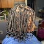 small boho knotless braids