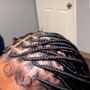 large knotless braids