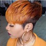 Pixie cut & style for natural hair