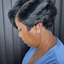 Pixie cut & style for natural hair