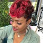 Pixie cut & style for natural hair