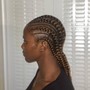 Goddess knotless Braids