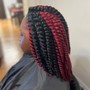 Crochet (For tapered sides/back)