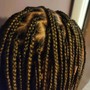 Cornrows, feed ins, basic style (Hair added) client supply hair