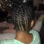 NATURAL HAIR Box Braids AGES 13+ ( SMALL ) shoulder to mid back