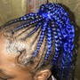 NATURAL HAIR Box Braids AGES 13+ ( SMALL ) shoulder to mid back