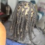 Basic shampoo+Retwist +2 strands or Plaits