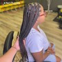 Small Extended Length {Synthetic} (Bohemian/ or Goddess) Knotless Braids