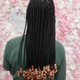 Knotless Midback with beads