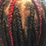 2 Feed In Braids