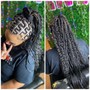 Crazy Cornrows (10+ braids)