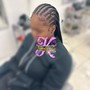 Small Knotless Box Braids