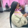 Small Knotless Box Braids