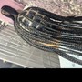 Jumbo knotless box braids