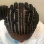 2 Feed In Braids