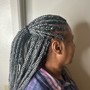 Box Braids Midback