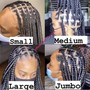 Cornrows 2-4 braids