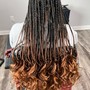 Medium French Curl Braids