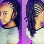 Braids waist length