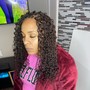 Crochet Braids with curly hair