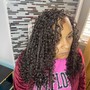 Crochet Braids with curly hair